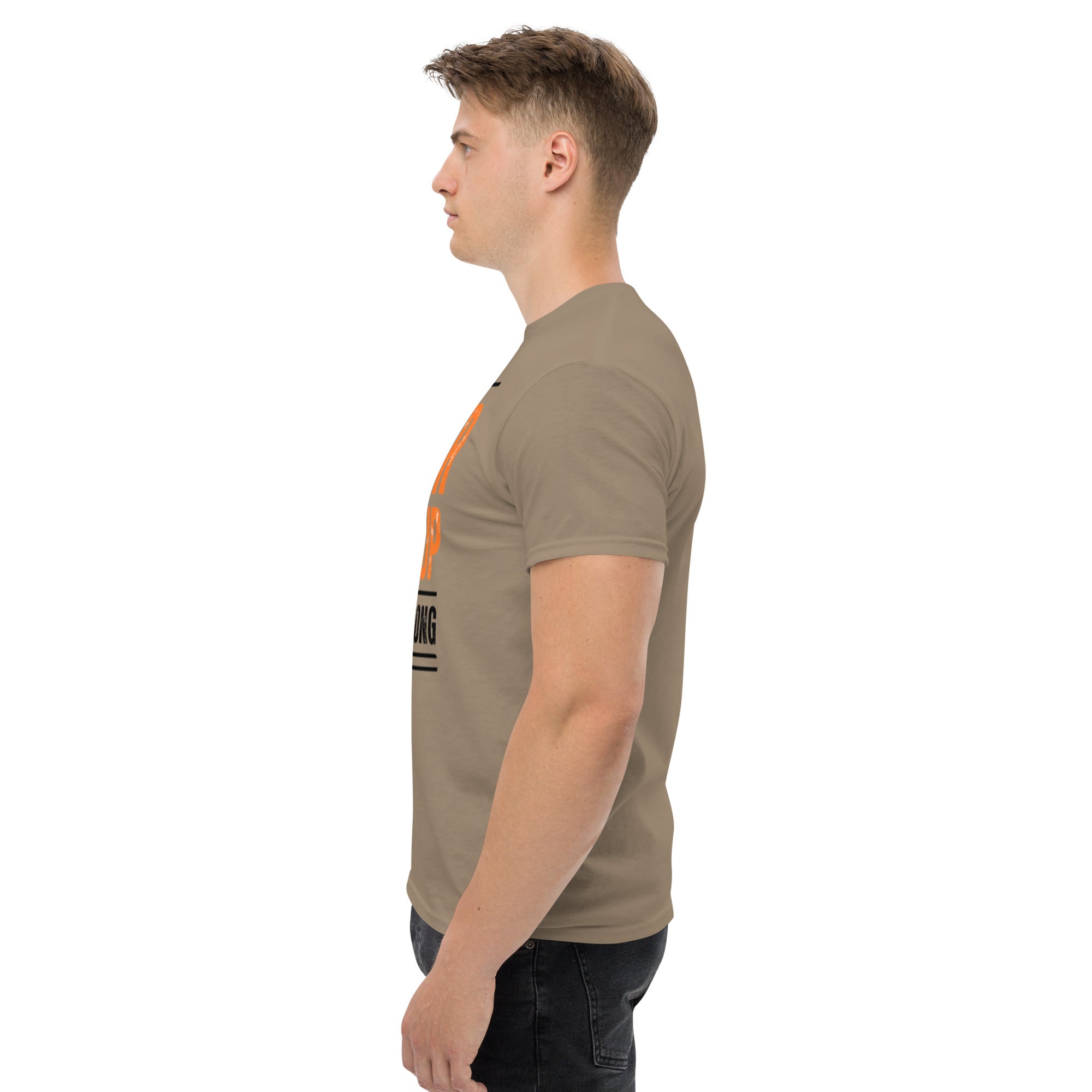Never Give Up - Men's Classic T-Shirt