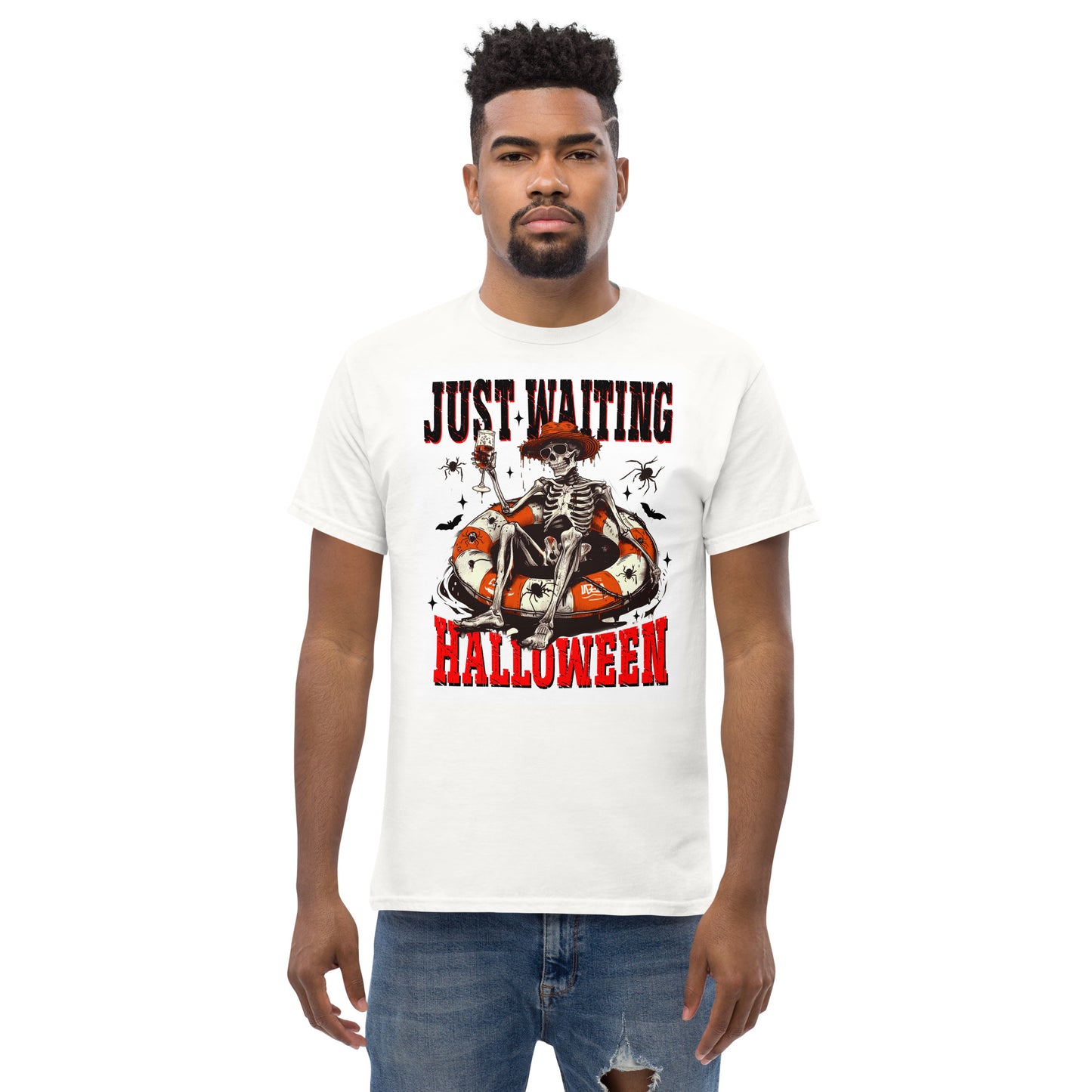 Just Waiting for Halloween 2 - Men's Unisex classic tee