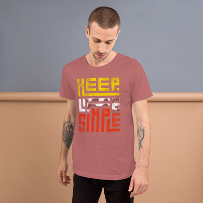 Keep Life Simple - Men's T-Shirt