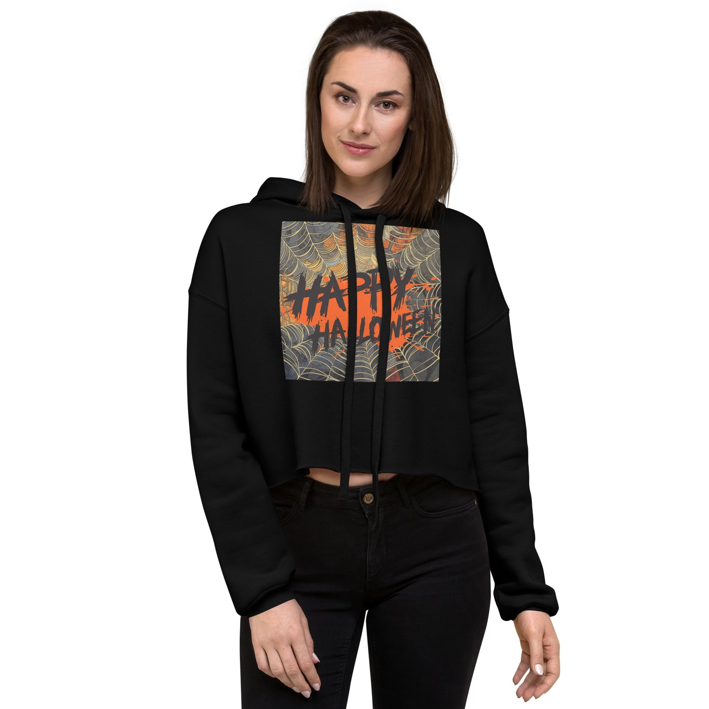 Happy Halloween - Crop Hoodie