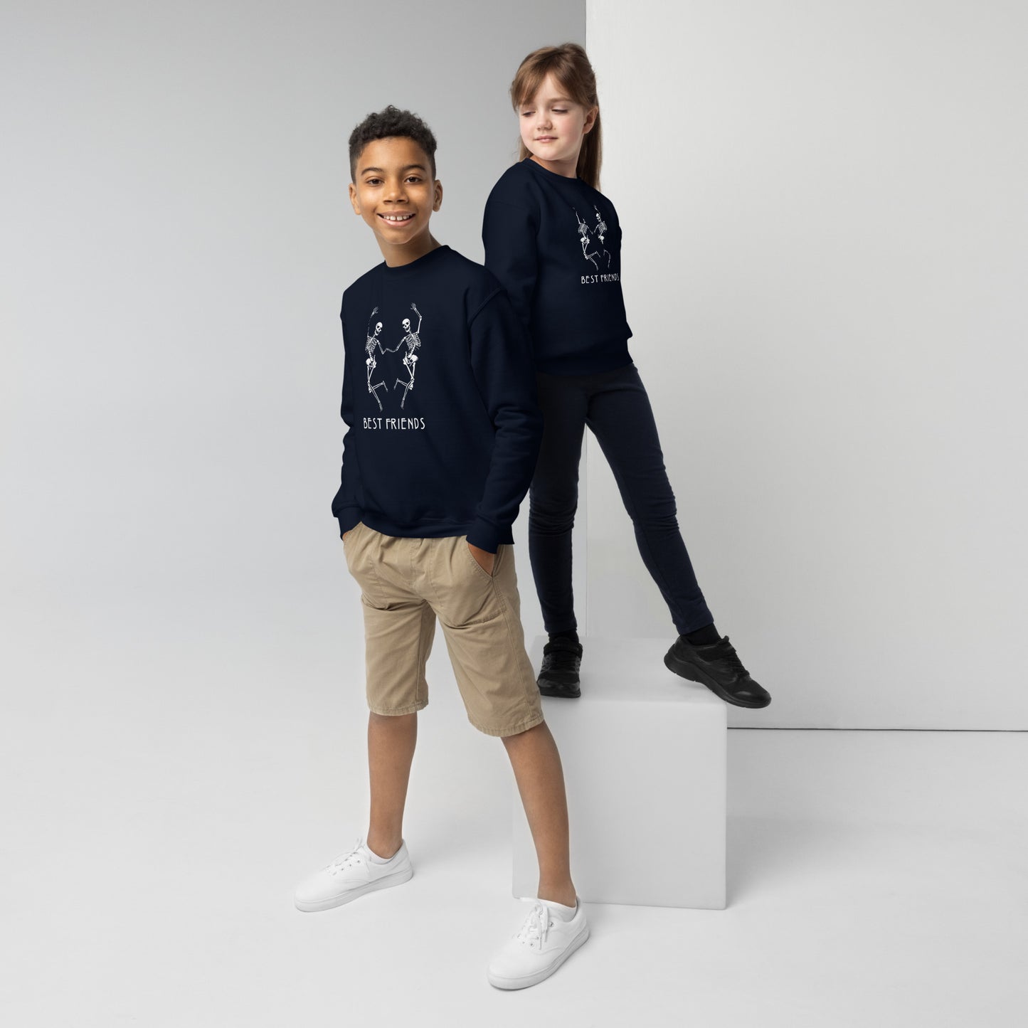 Best Friends - Youth Crewneck Sweatshirt Unisex